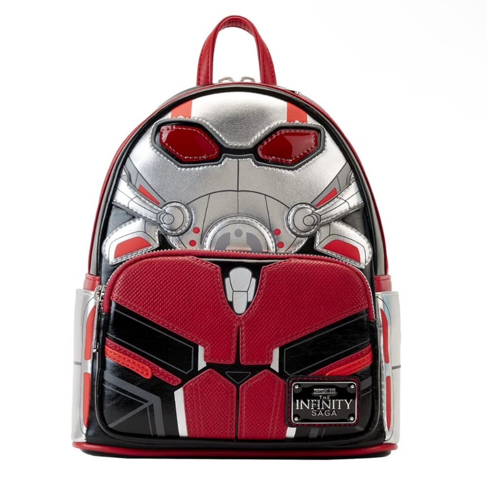 Marvel Infinity Saga Red and Silver Antman Backpack. NWT